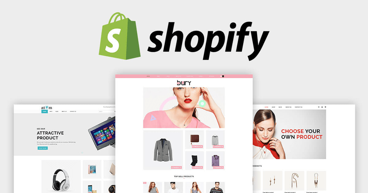 Shopify's drag-and-drop editor